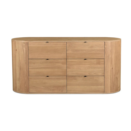 THEO 6 DRAWER DRESSER NATURAL