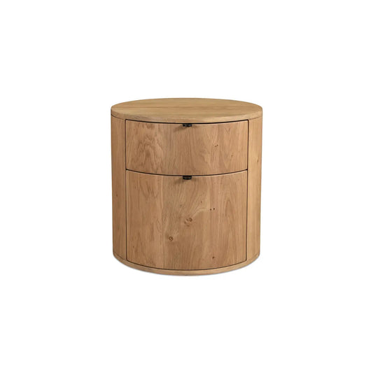 THEO TWO DRAWER NIGHTSTAND NATURAL
