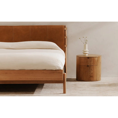 THEO TWO DRAWER NIGHTSTAND NATURAL