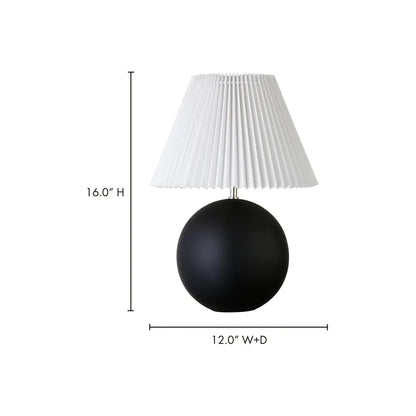 TUVE TABLE LAMP BLACK