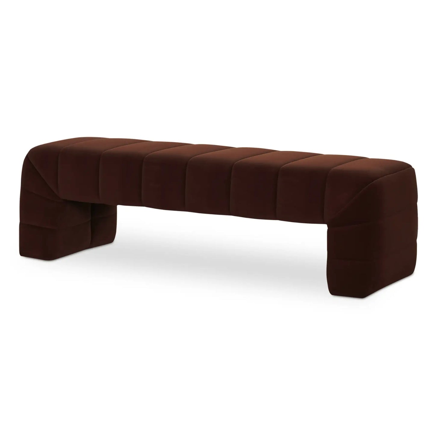 VERITY BENCH WARM BROWN