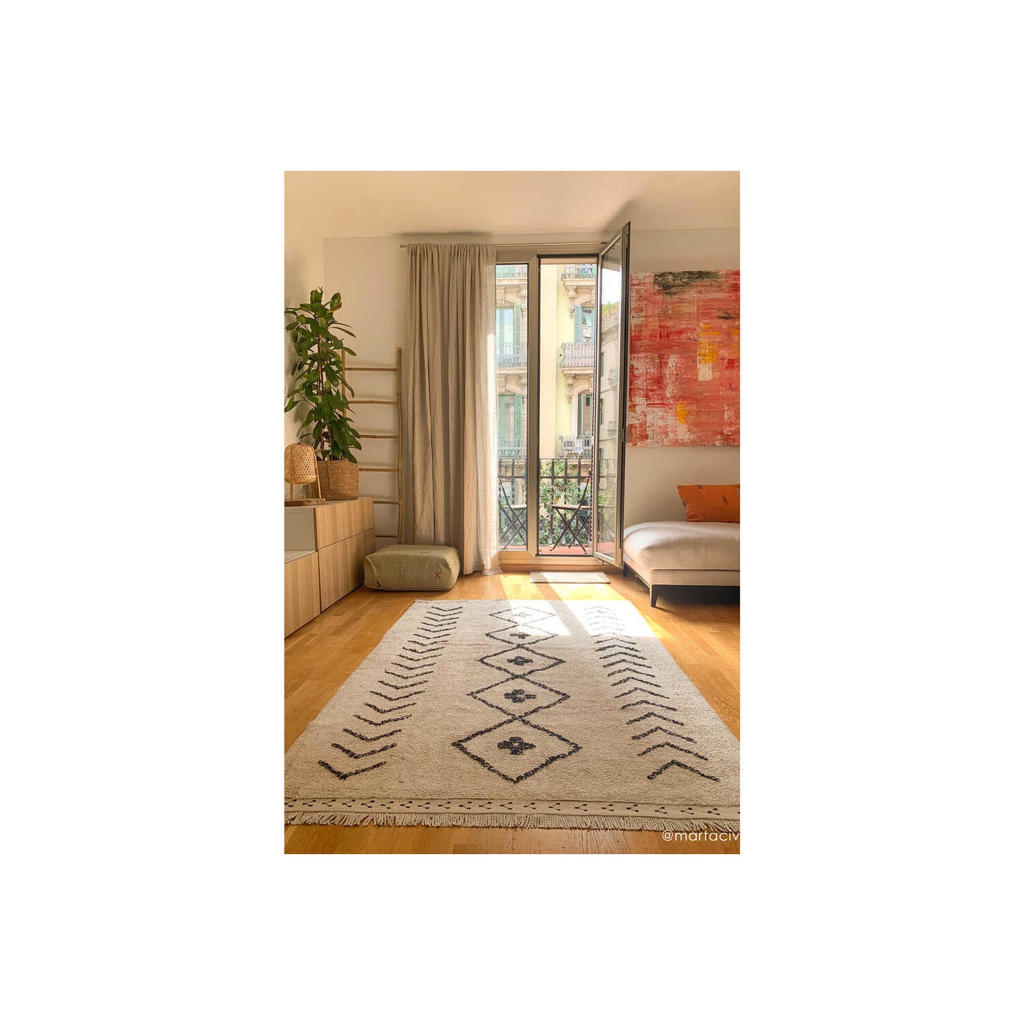 Washable rug Bereber Rhombs