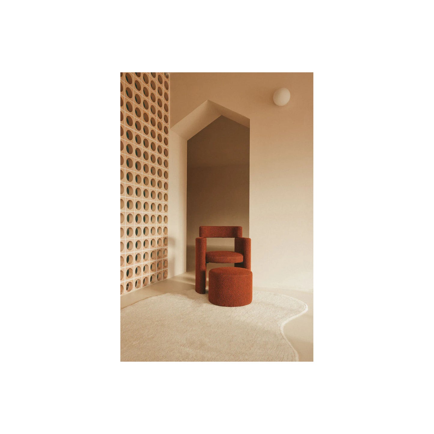 Woolable rug Silhouette Natural