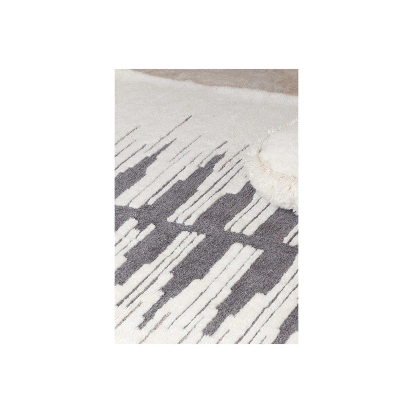 Nomad Zagros cushion Charcoal - Natural