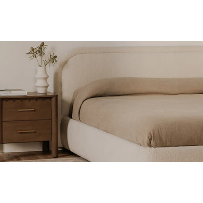COLIN QUEEN BED OATMEAL